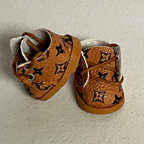 Designer Sneakers For Labubu Shoes Tan Brown Accessories Shoe Clothing Sneaker - Picture 3 of 6